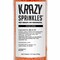 Krazy Sprinkles - Orange Jimmies (1/2 Cup, 1x Jar) for Cakes, Ice Cream & Cookies